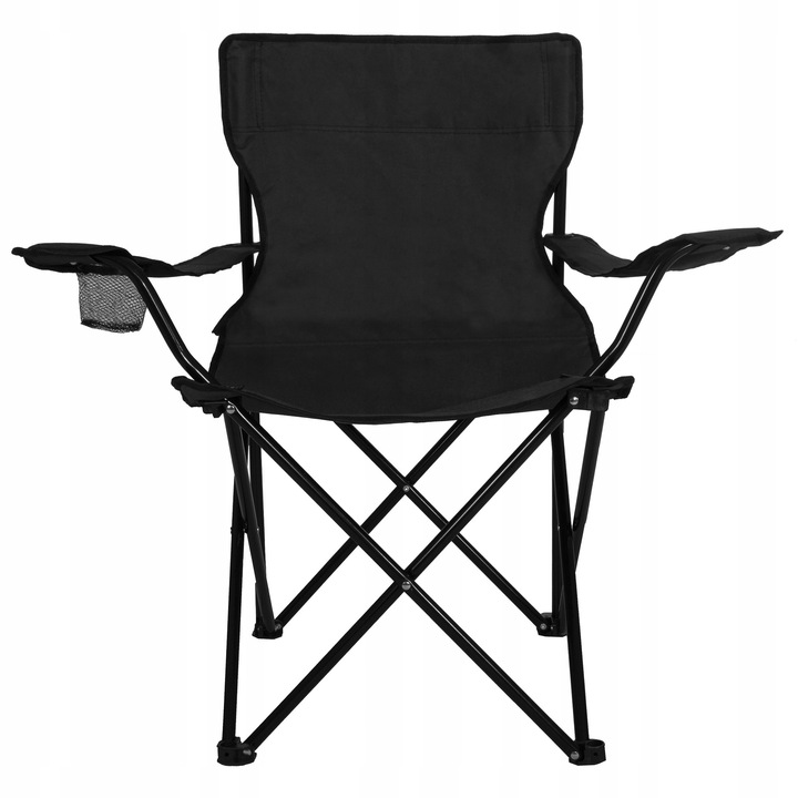 KRZESŁO TURYSTYCZNE WĘDKARSKIE SKŁADANE DUŻE FOTEL XXL KRZESEŁKO KEMPINGOWE