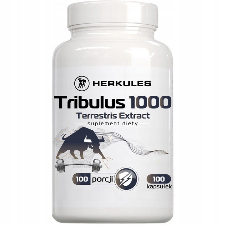HERKULES Tribulus 1000 Terrestris Extract 100caps TESTOSTERON WIGOR MOCNY