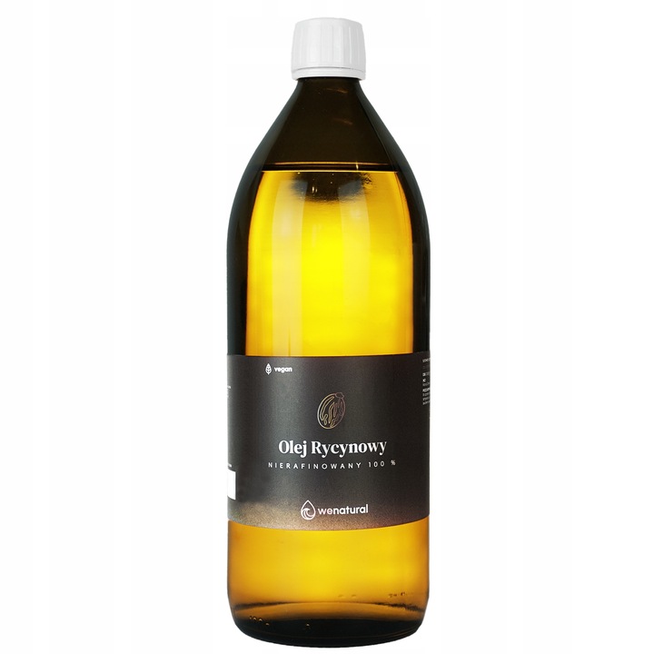 Olej Rycynowy Nierafinowany 1000ml 1l Wenatural wszechstronny ciało włosy