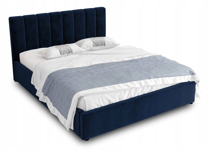 Łóżko tapicerowane 120x200 cm z pojemnikiem VINCI różne kolory wzory mix