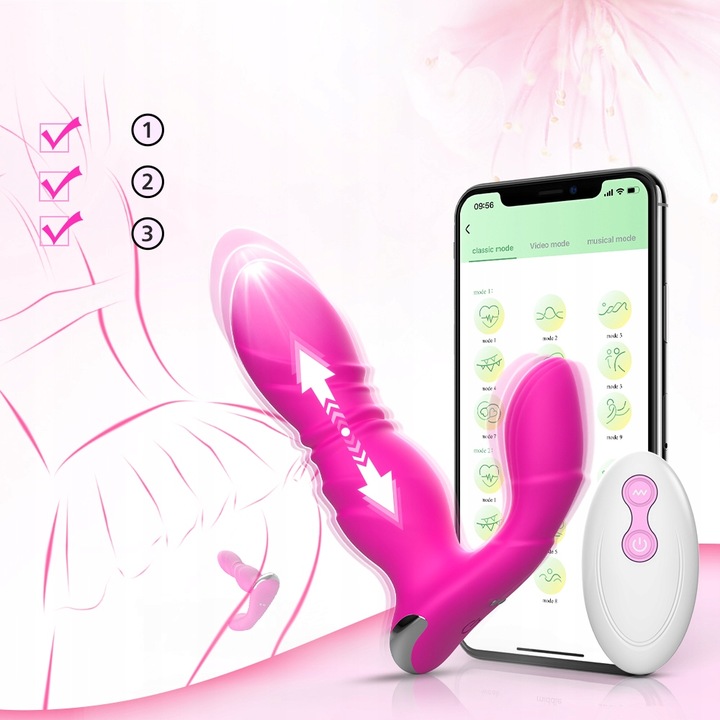 WIBRUJĄCE MAJTKI DO NOSZENIA WIBRATOR ŁECHTACZKOWY