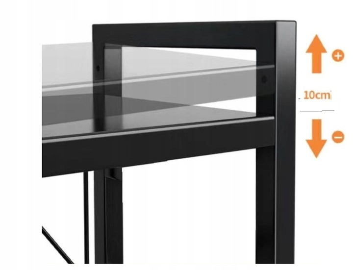 PÓŁKA REGULOWANA PODWÓJNA STOJAK DO KUCHNI NA MIKROFALÓWKĘ + 6