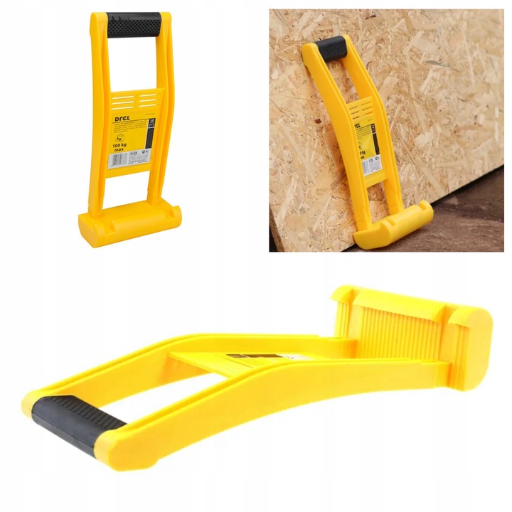 UCHWYT DO TRANSPORTU PŁYT G/K DO PRZENOSZENIA PŁYT,PANELI 100kg DREL