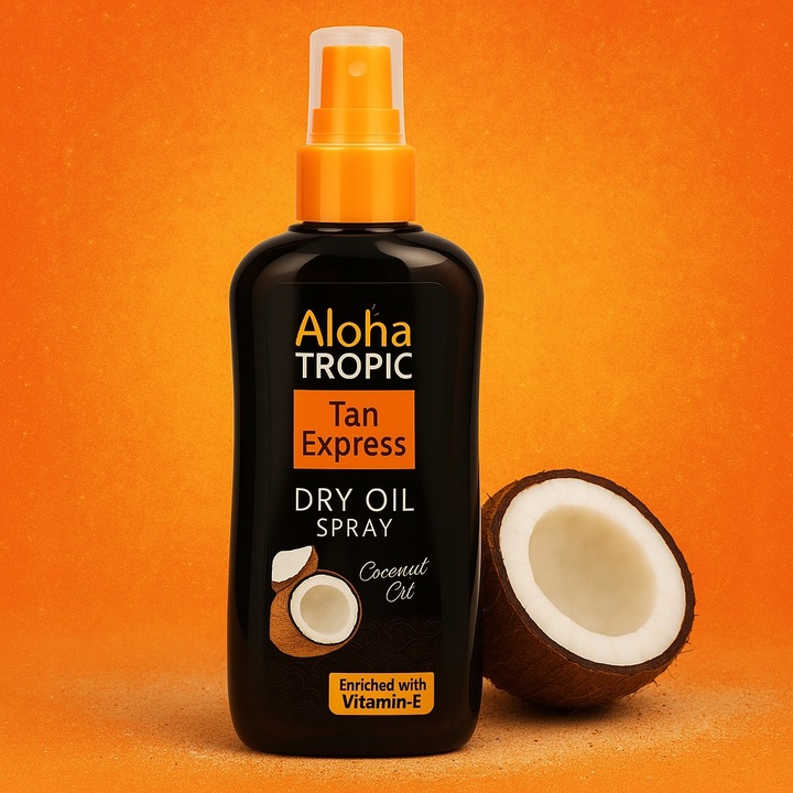 Greckie opalanie Aloha Tropic Suchy olejek BOOSTER PRZYSPIESZACZ OPALANIA E