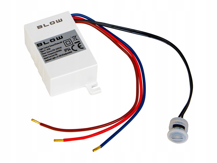 CZUJNIK ZMIERZCHU AUTOMATYCZNY DO LAMP LED PIR Z KABLEM 10A 240V