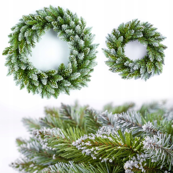 WIANEK ADWENTOWY duży wieniec stroik świąteczny