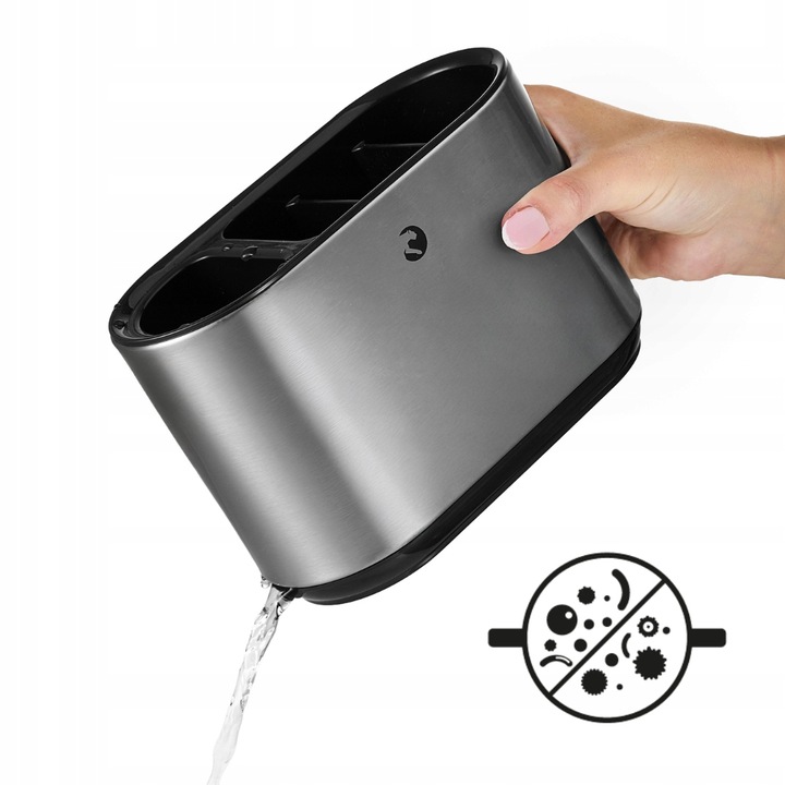 OCIEKACZ NA SZTUĆCE STAL NIERDZEWNA KUCHENNY POJEMNIK ORGANIZER