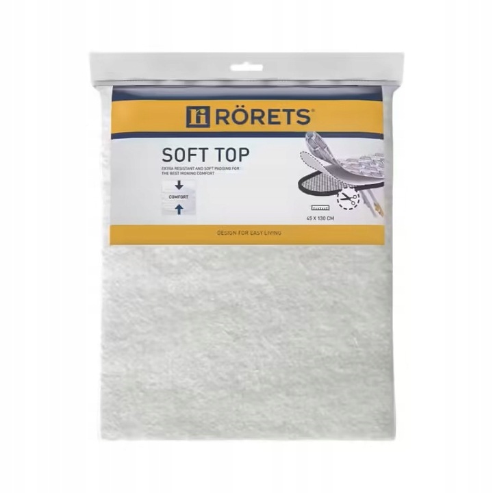 Filc pod pokrowiec na każdą deskę do prasowania RORETS SOFT TOP 45x130