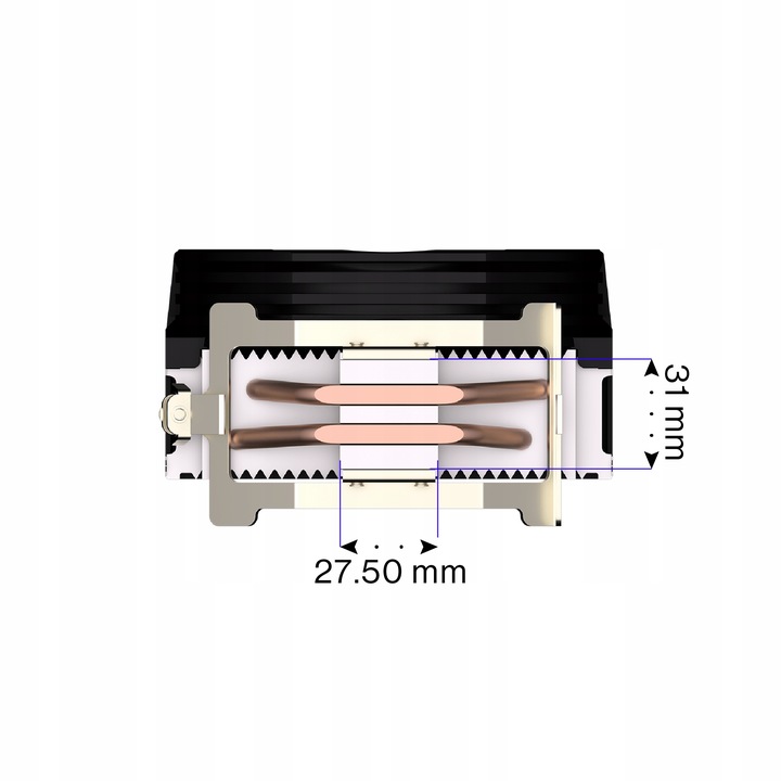 Chłodzenie procesora powietrzem ENDORFY Spartan 5 ARGB, 120mm, TDP 160W