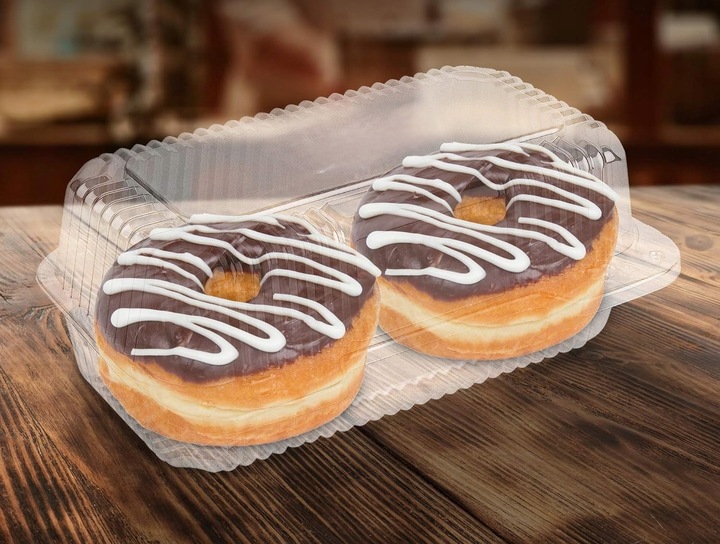 50x Pudełka cukiernicze 1,75 L pojemniki plastikowe na Ciasto Tort Sałatki