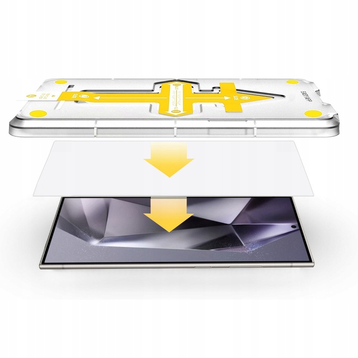 2x Szkło Hartowane 9H do SAMSUNG GALAXY S25 ULTRA z ramką do montażu szybka