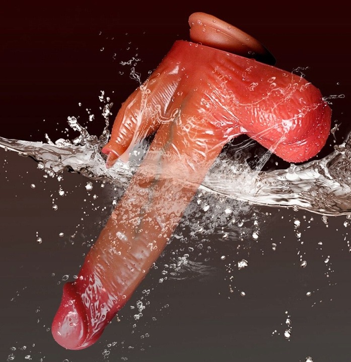DILDO RUCH POSUWISTY I OBROTOWYM PENIS WIBRATOR GRZANIE 39stC APLIKACJA