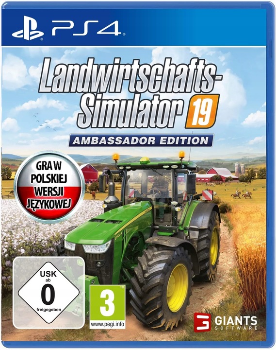 FARMING SIMULATOR 19 Symulator farmy 2019 Ambassador Edition - PL - PS4/PS5