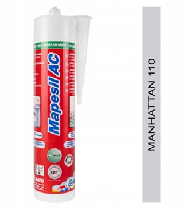 MAPEI Silikon Sanitarny Mapesil AC 110 Manhattan 310ml