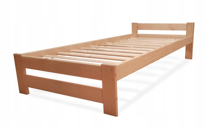 ŁÓŻKO DREWNIANE sosnowe Relax 90x200 + stelaż drewniany