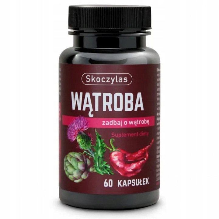 SKOCZYLAS Wątroba 60caps NA WĄTROBE ODTRUWANIE