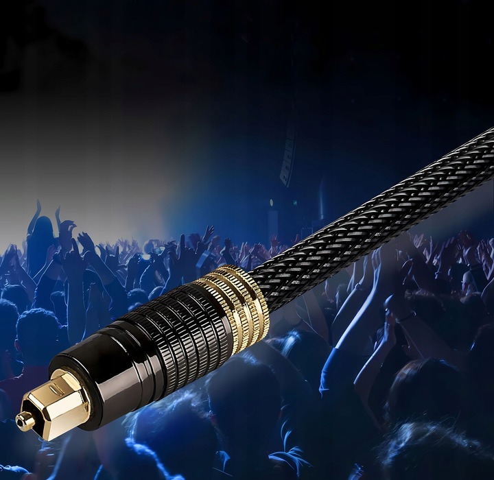 KABEL OPTYCZNY AUDIO TOSLINK HQ SPDIF DIGITAL PRZEWÓD CYFROWY