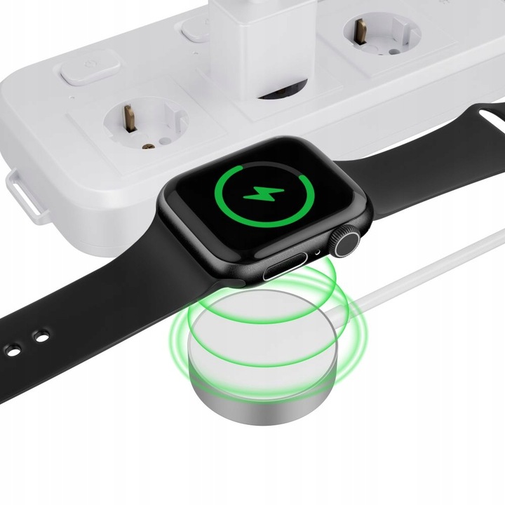 MAGNETYCZNA ŁADOWARKA USB-A DO APPLE WATCH 1 2 3 4 5 6 7 8 9 10 SE ULTRA