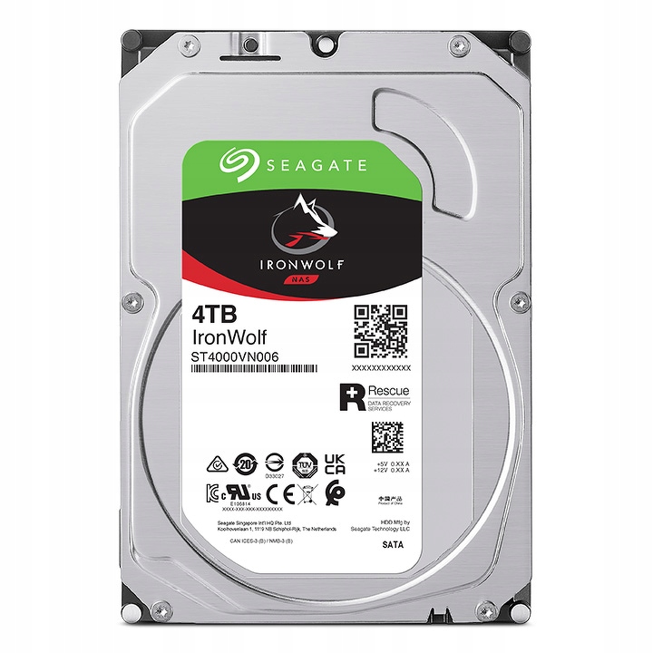 Seagate IronWolf Dysk HDD ST4000VN006 4TB SATA