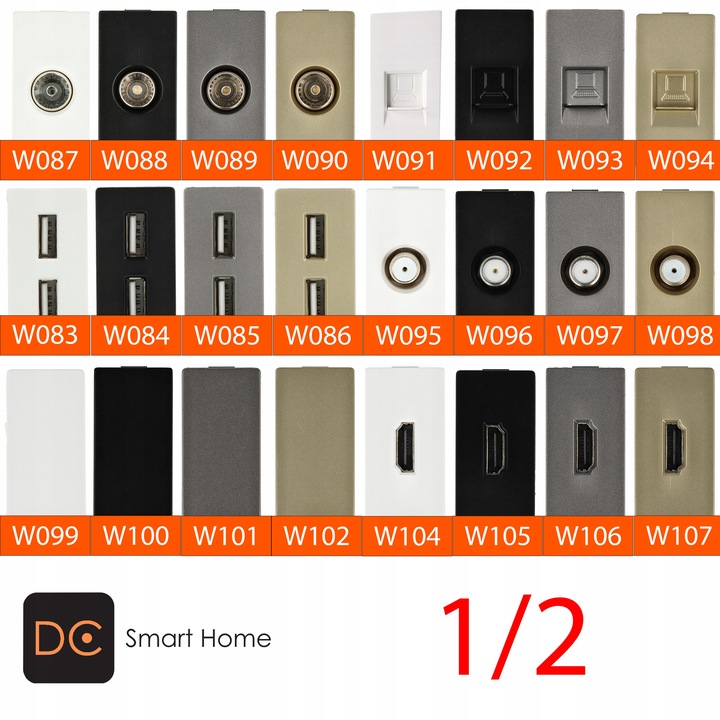 GNIAZDKO GNIAZDO SZKLANE Z BOLCEM PODWÓJNE GNIAZDKA KONTAKTY BIAŁE 1F