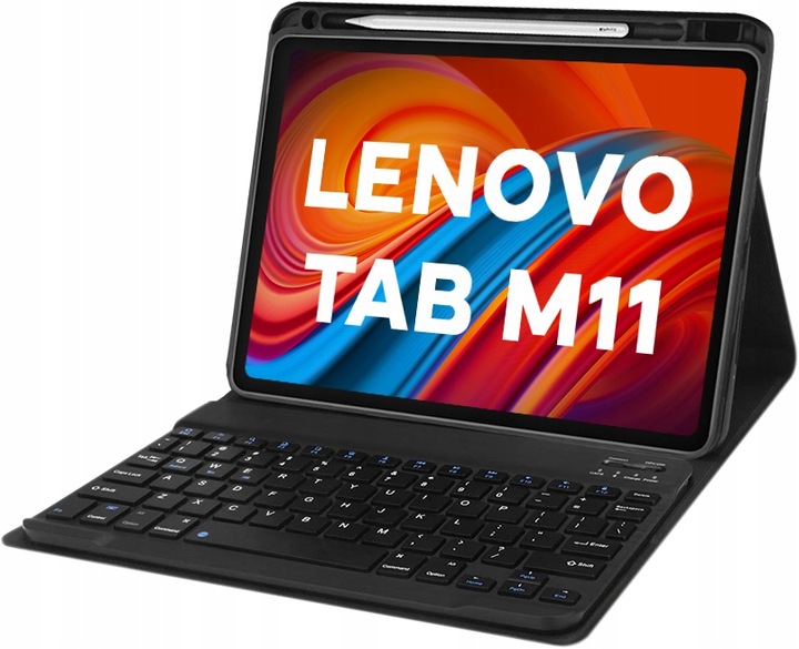 ETUI I KLAWIATURA BLUETOOTH DO LENOVO TAB M11 11" TB330FU TB330XU CZARNY