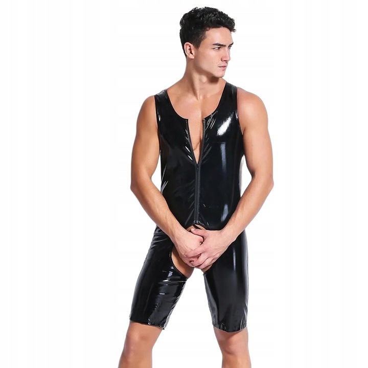 MĘSKI KOMBINEZON SEXY BIELIZNA EROTYCZNA ROZMIAR XL