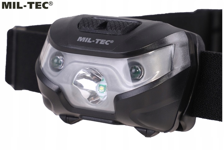 LATARKA CZOŁOWA CZOŁÓWKA MIL-TEC 200 lumenów LED BIAŁA CZERWONA CREE XPE