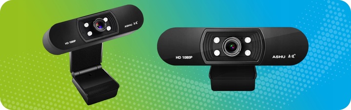 KAMERA INTERNETOWA KAMERKA FULL HD MIKROFON LED