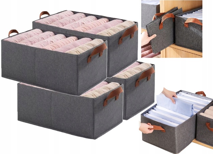 ORGANIZER NA UBRANIA KOSMETYKI LEKI POJEMNIK DO SZUFLADY SZAFY SZAFKI