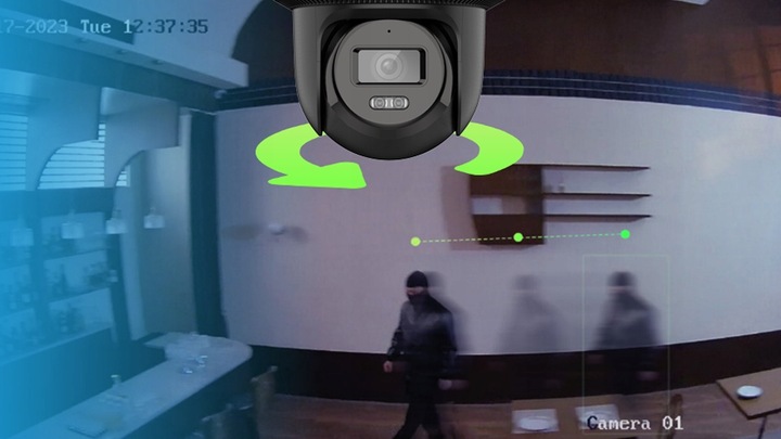 Kamera Obrotowa IP 6Mpx 3K+ Zewnętrzna HiLook by Hikvision PTZ-N2C600M-DE