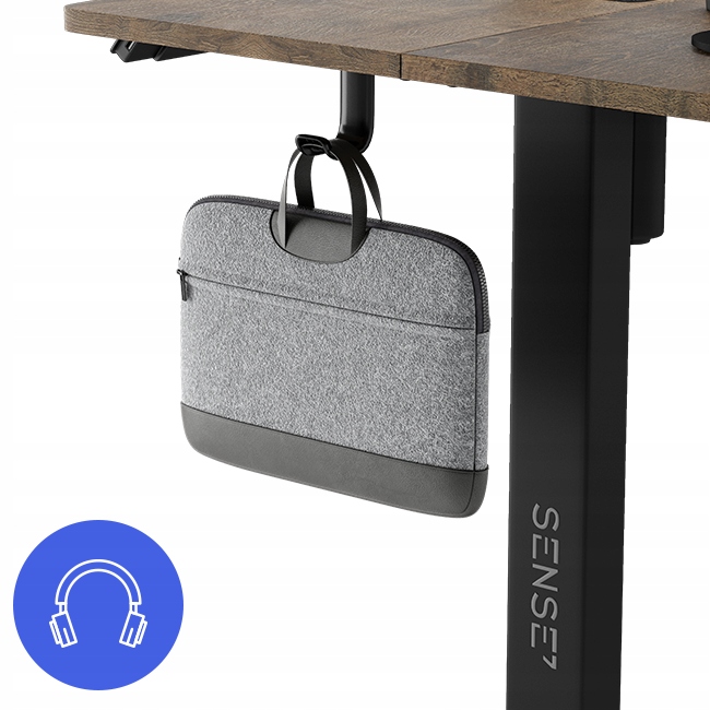 Biurko Elektryczne Regulowane 120x60cm Regulacja Wysokości 72-118cm