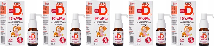 ApoD3 Krople Witamina D3 400 j.m. Odporność 10ml