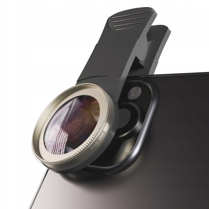 Obiektyw soczewka nakładka makro na klipsie z klamrą do telefonu