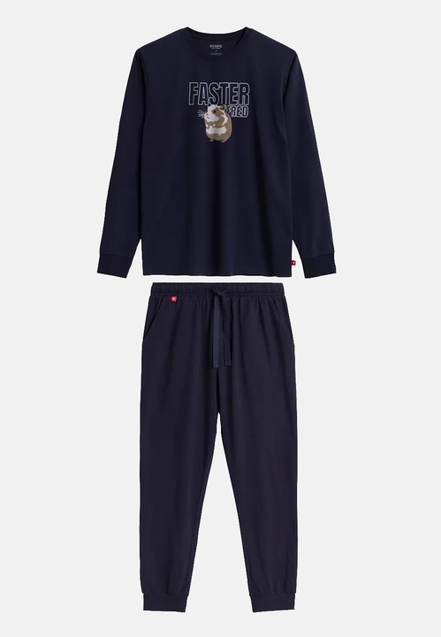 ATLANTIC piżama męska długi rękaw długie spodnie NMP rozmiar XXL