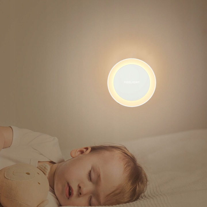 Yeelight Lampka Nocna LED z Czujnikiem Zmierzchu OSZCZĘDNA 0,5W do Gniazdka