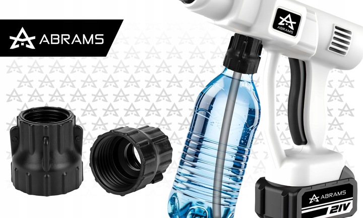 MYJKA CIŚNIENIOWA AKUMULATOROWA 60 BAR 2X AKU 21V 4AH MULTIFUNKCYJNA