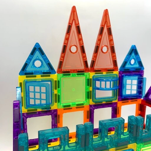 KLOCKI MAGNETYCZNE 3D MAGNETIC EDUKACYJNE DUŻE PANELE KONSTRUKCYJNE