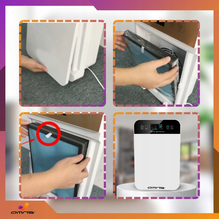 Filtr do oczyszczacz powietrza, sterylizacja, jony Hepa OMNA aktywny