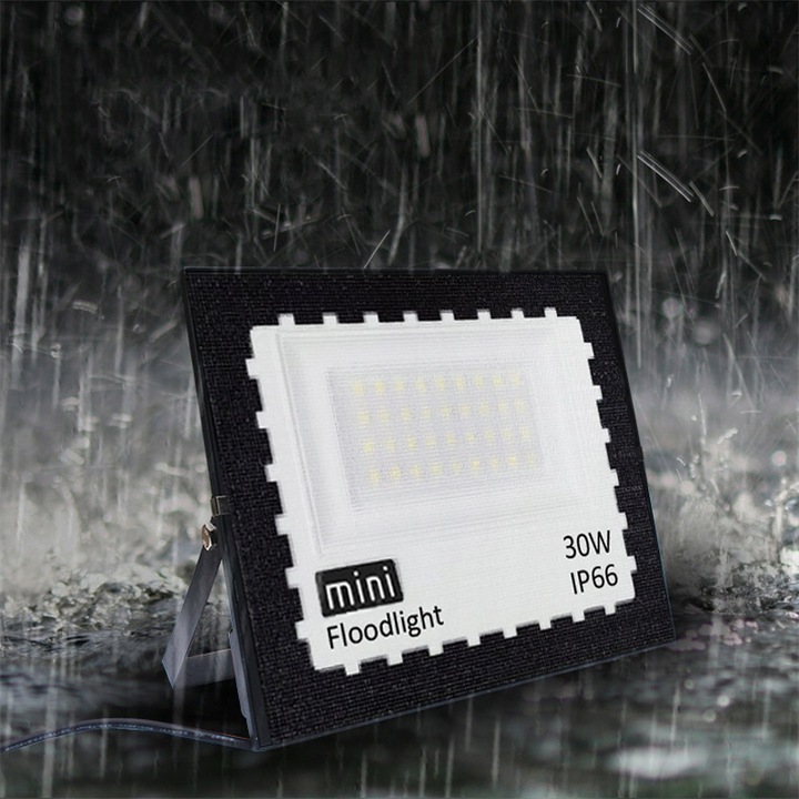 HALOGEN LED 30W NAŚWIETLACZ SLIM ZEWNĘTRZNY ROBOCZY OSZCZĘDNY DO MAGAZYNU