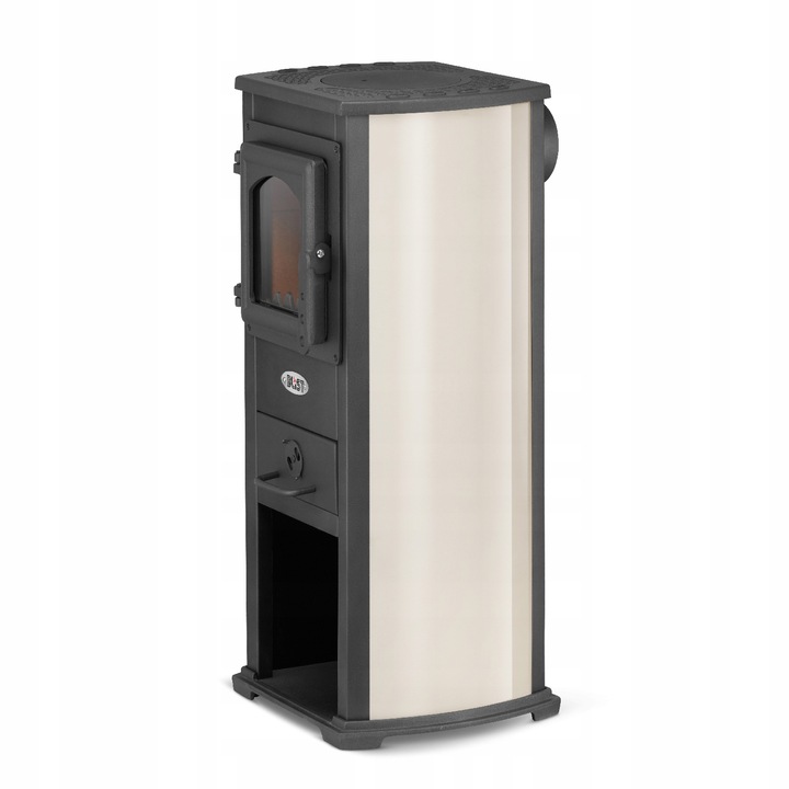 Piec stalowy kominek wolnostojący BLIST Ekonomik Lux / BERNA LUX 8,5