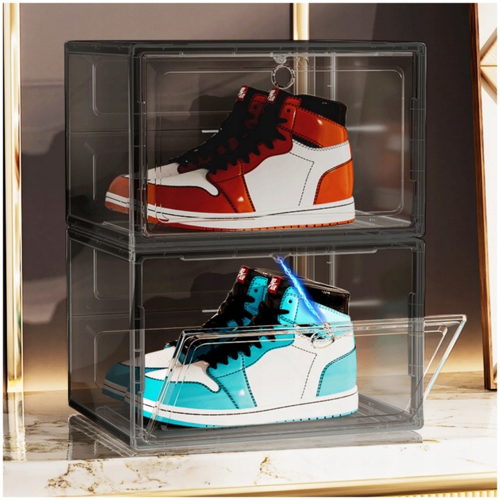 PUDEŁKO POJEMNIK ORGANIZER NA BUTY PREMIUM na zabawki akcesoria do biura