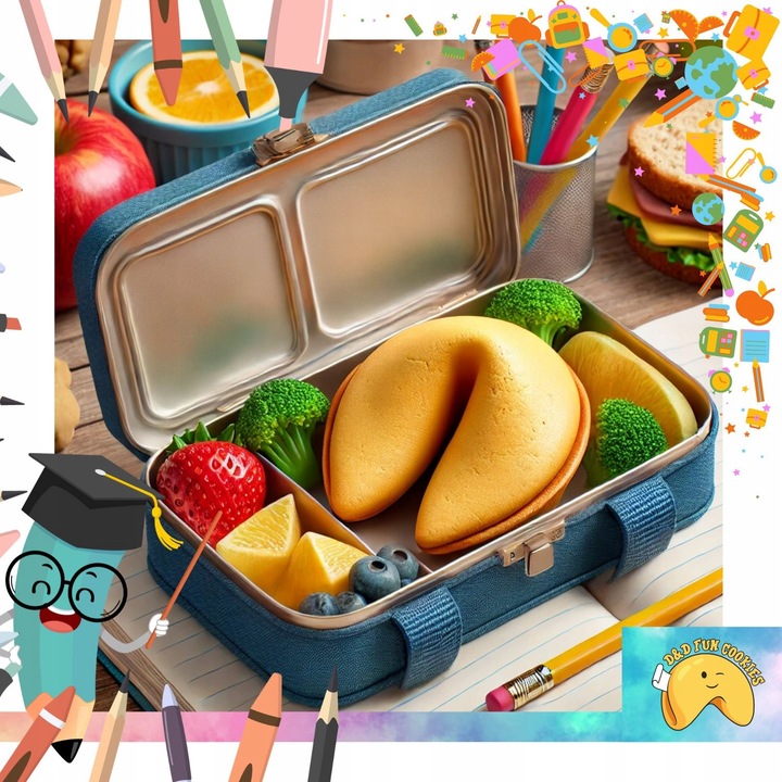 Ciasteczka z wróżbą szkolne dla uczniów dzieci pozytywny komplement 50