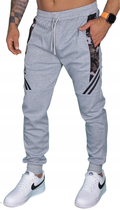 DRESOWE SPODNIE MĘSKIE JOGGERY DRESY SPORTOWE