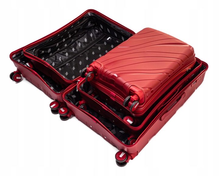 MAŁA WALIZKA PODRÓŻNA L NIEZNISZCZALNA POLIPROPYLEN RGL BAGAŻ PODRĘCZNY