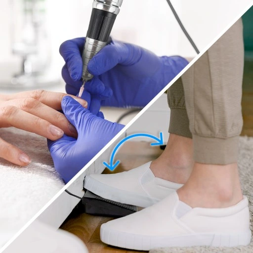 FREZARKA DO PAZNOKCI PROFESJONALNA MOCNA 68W FREZY