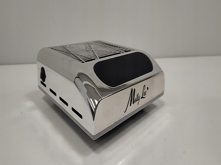 Pochłaniacz Pyłu Do Paznokci MOLLYLAC Kasetowy Filtr Mocny Srebrny 80W