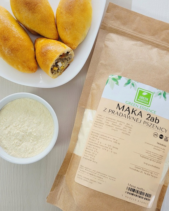 MĄKA Z PRADAWNEJ PSZENICY 2ab 1kg lekka low dieta fodmap do chleba na