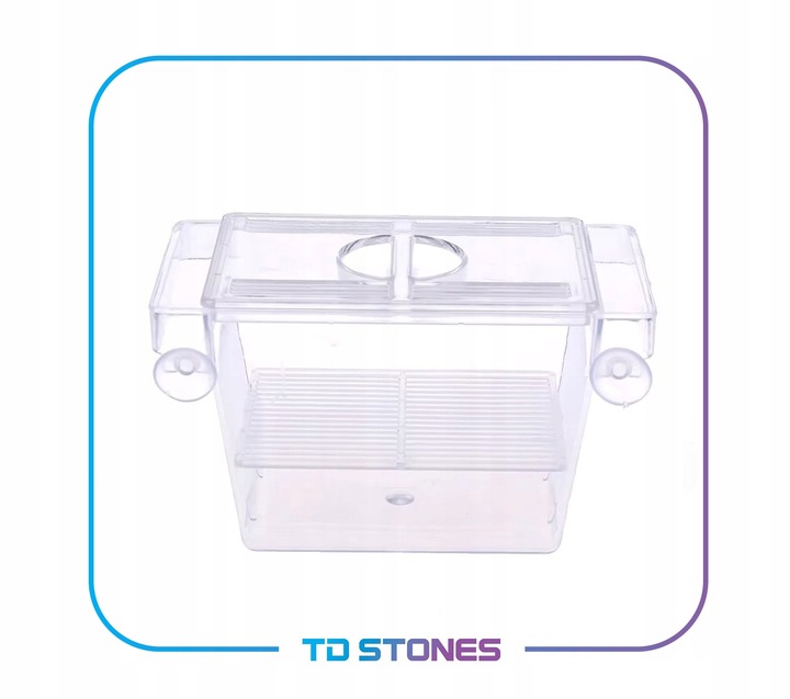 Kotnik Plastikowy dla Ryb Rozmiar L 22,5x9,5x10cm Dwie Komory DUŻY