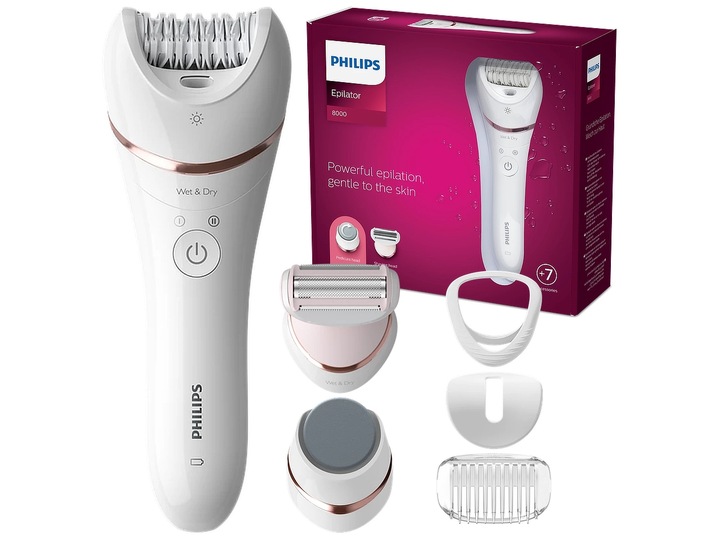 Depilator Philips Series 8000 BRE730/10 - Gładka skóra na co dzień