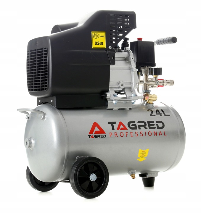 SPRĘŻARKA POWIETRZA KOMPRESOR OLEJOWY 3,4KM 24L OLEJ GRATIS